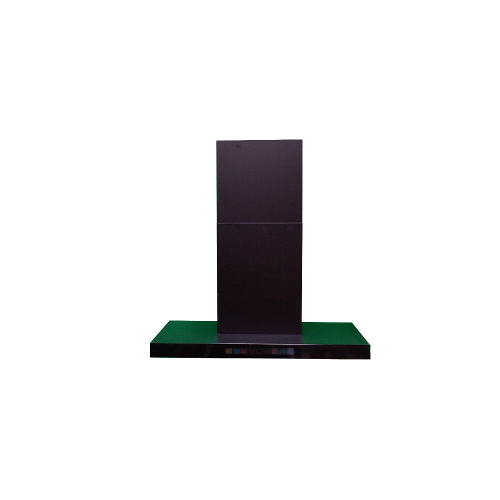 HOTTE SCHNEIDER DECORATIVE AVEC ECRAN EN VERRE 90CM NOIR