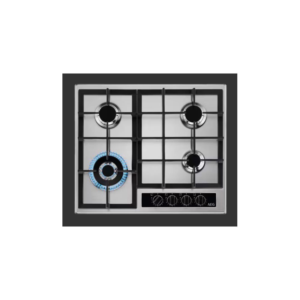PLAQUE AEG 4 FEUX 60CM EN FONTE INOX