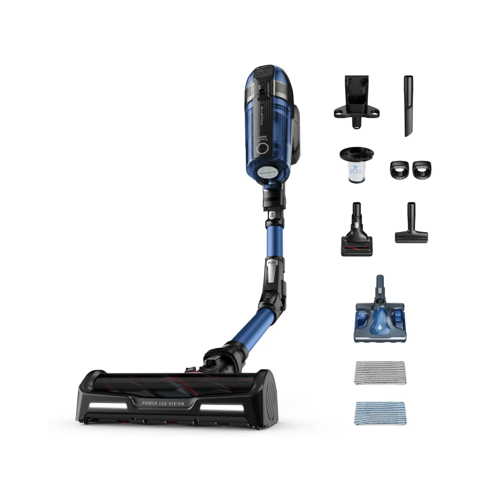 ASPIRATEUR ROWENTA BALAI X-FORCE AVEC TETE AQUA 4 EN 1 12,6