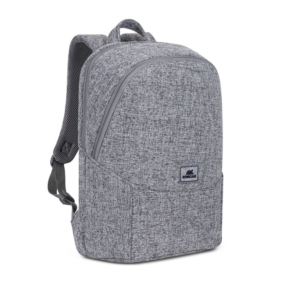 SAC A DOS RIVACASE 15P GRIS CLAIR