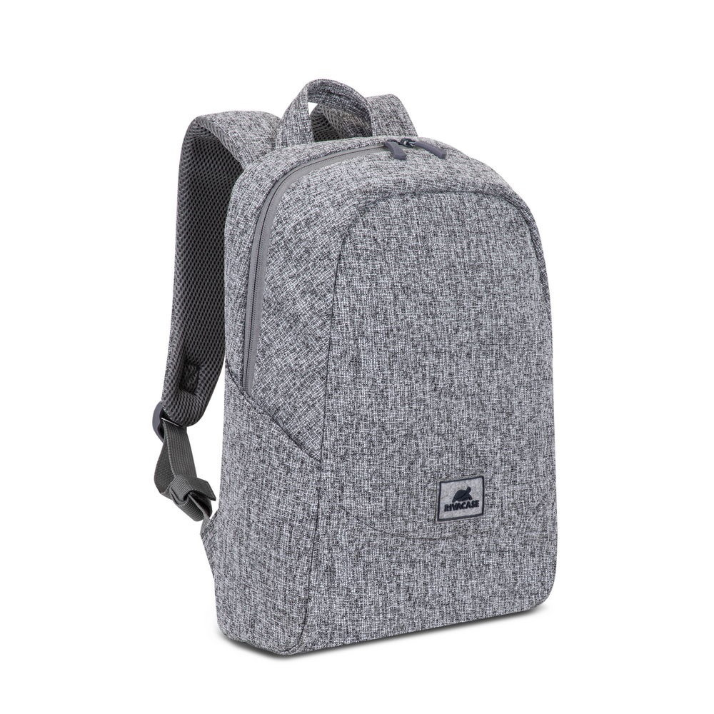 SAC A DOS RIVACASE 13P GRIS CLAIR