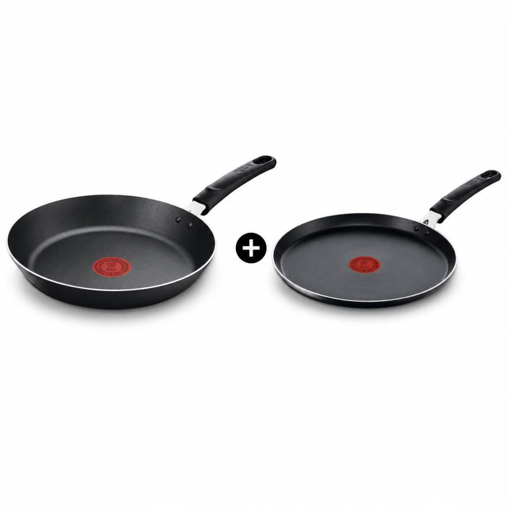 2 POELE TEFAL CREPIERE 25+POELE 20CM