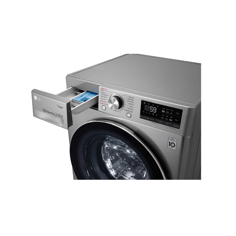 MACHINE À LAVER 9KG 1400TR INOX LG